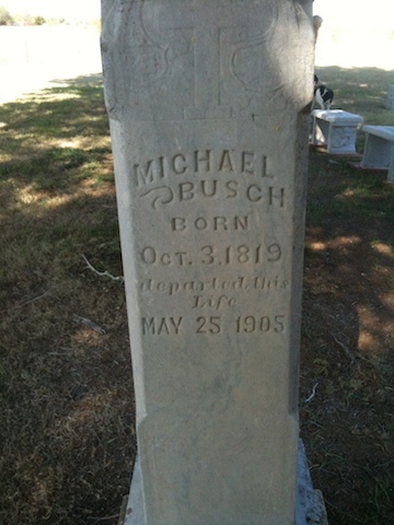 Michael Andrew Busch Gravestone sm