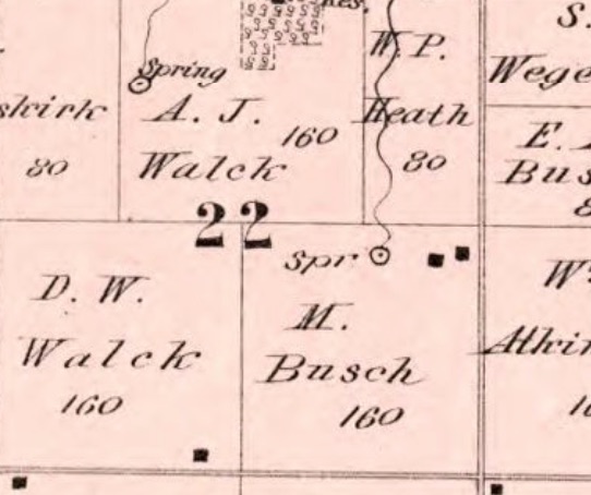 Michael Busch land 1882